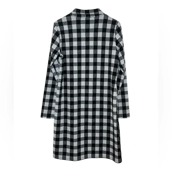 Talbots buffalo Plaid knit dress - size Small - Picture 4 of 6